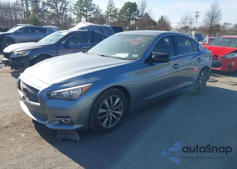 2015 Infiniti Q50 z USA, uszkodzony, nr VIN JN1BV7AP2FM348708